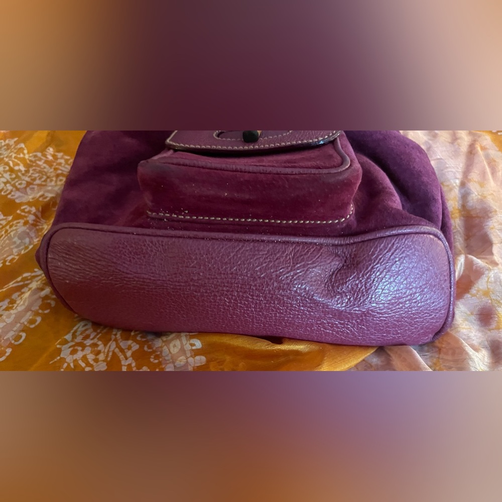 Rare Gucci purple Tom Ford era bamboo backpack. EUC with no noted flaws! - Picture 13 of 14
